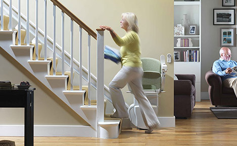 Do you know how little space a stairlift takes up on your stairs?