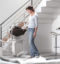 Opening the chair from the stairlift