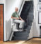 Stannah Solus stairlift on stairs