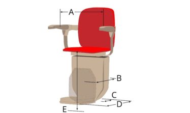Curved Stairlift Dimensions