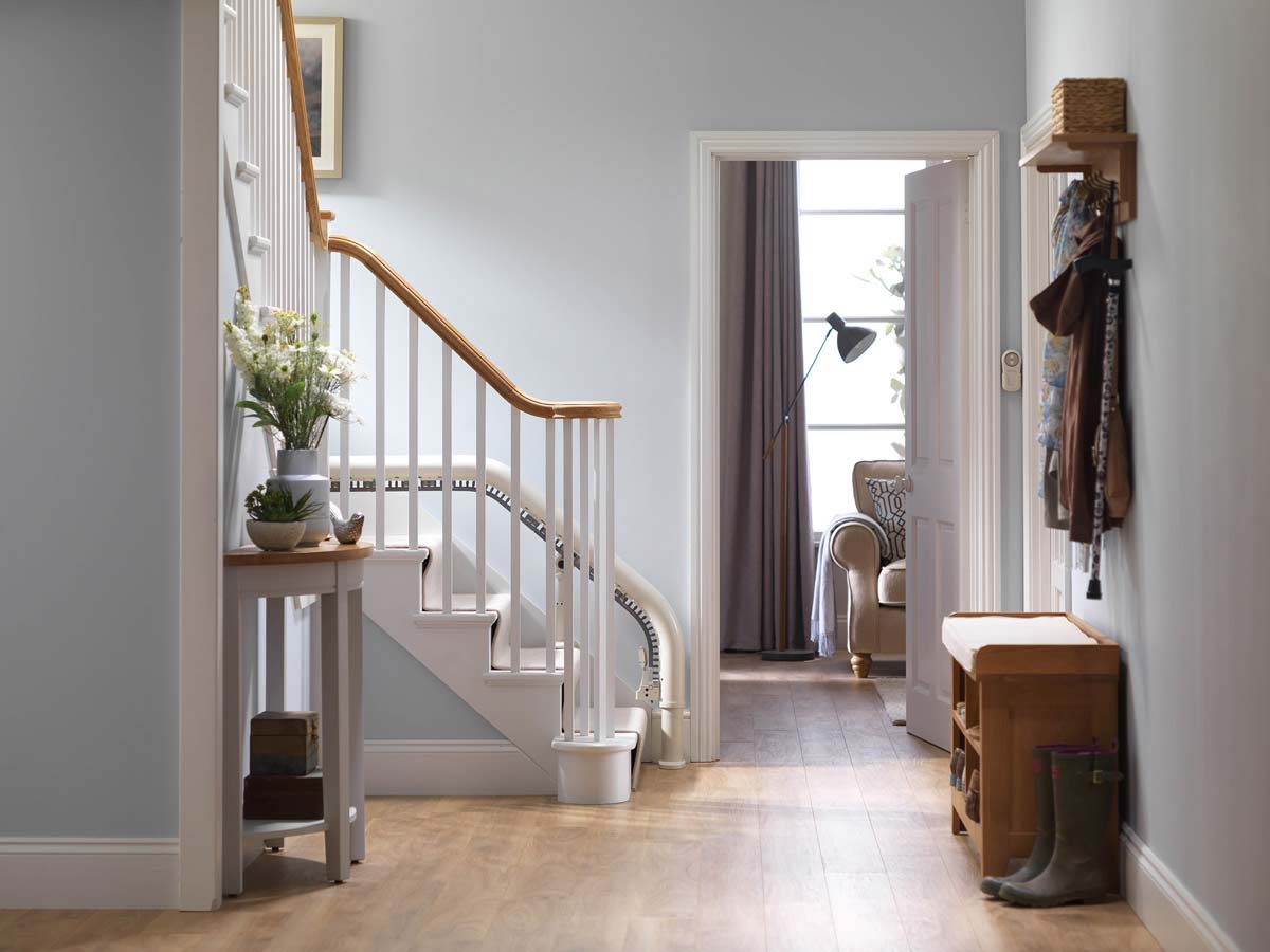 First Riser Start for Stannah curved rail stairlift