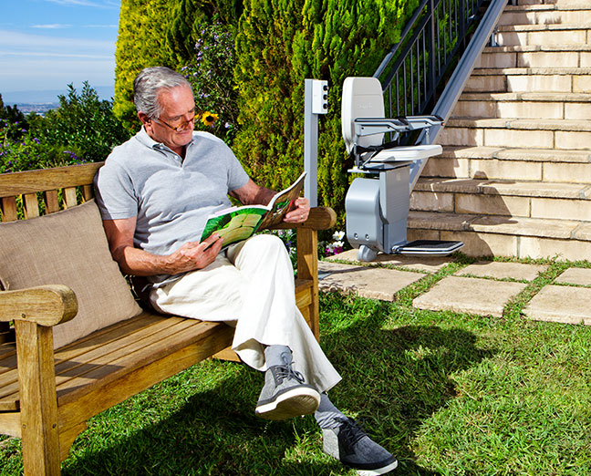 outdoor stair seat lift