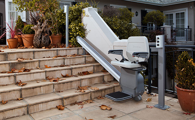 weather resistant stair lift for outdoors